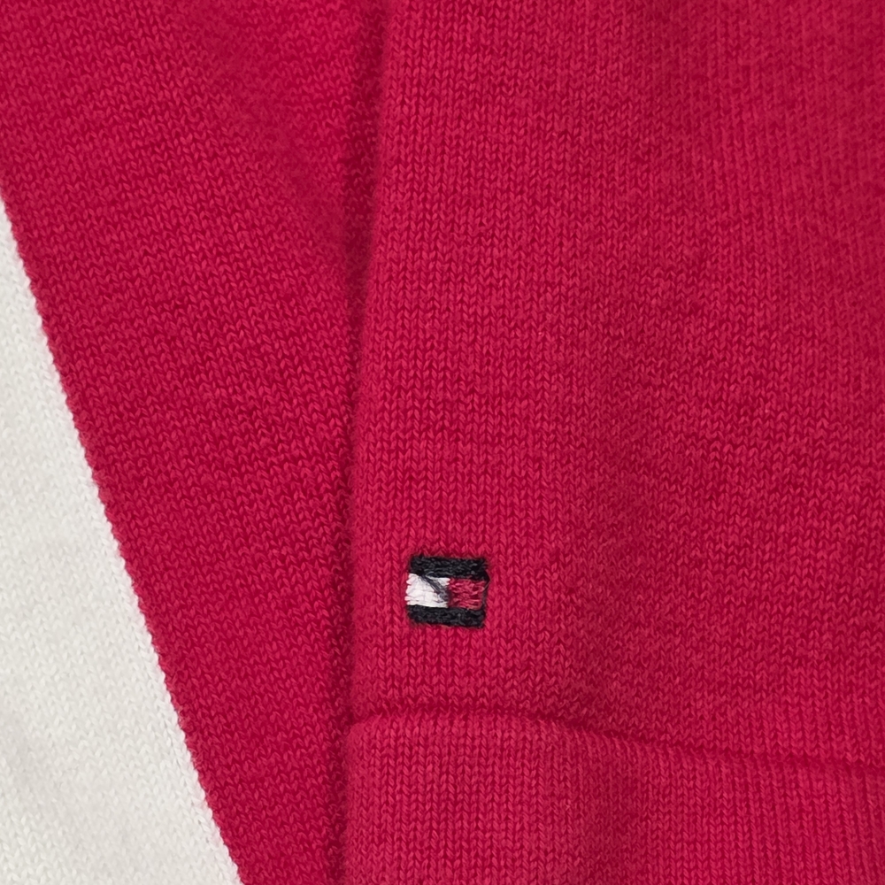 Tommy Hilfiger Navy, Red, and White Men's Pullover Size Medium (M) A98 - Picture 5 of 6
